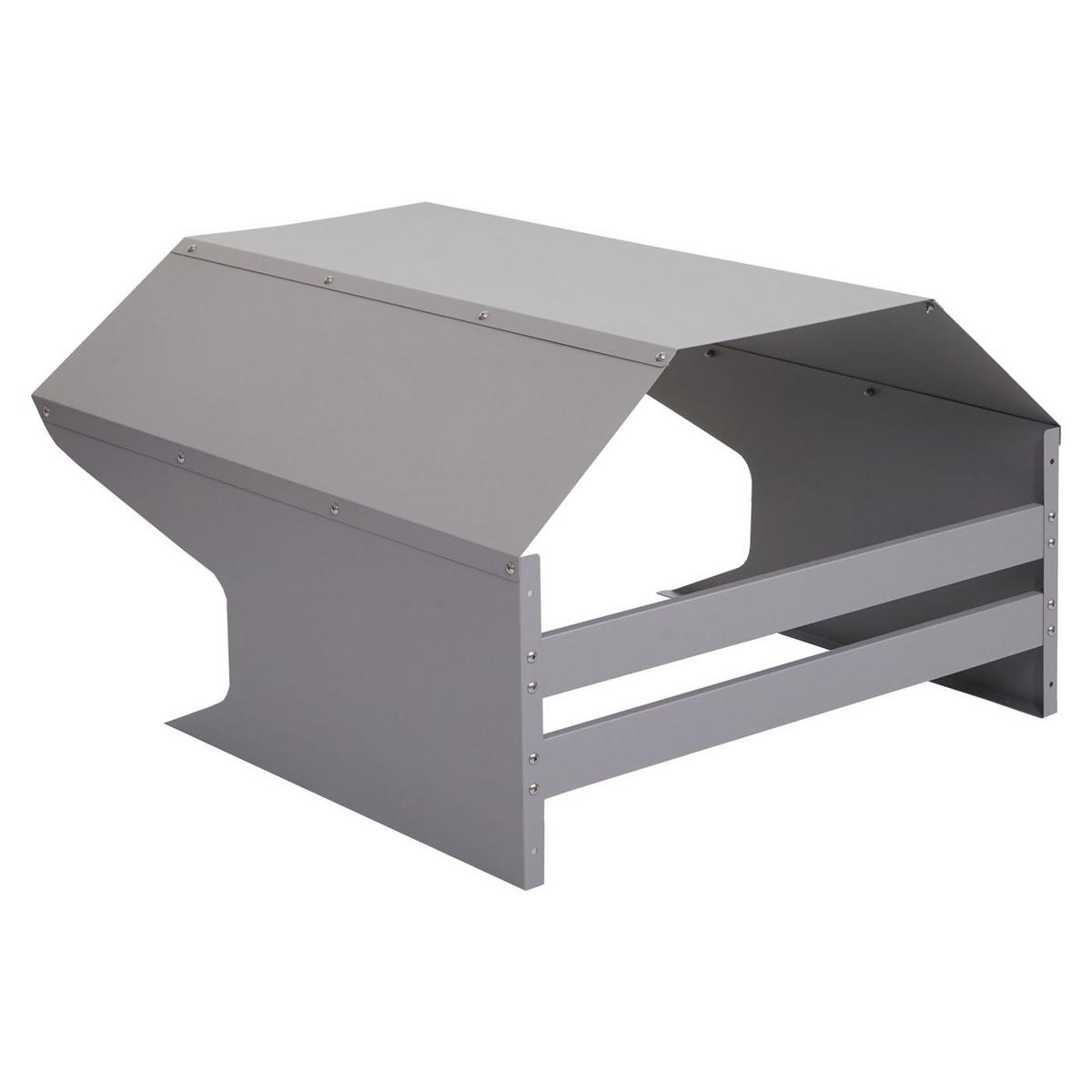 MÄHROBOTER-GARAGE Grau - Grau, Metall (60/41/70cm) - MCW