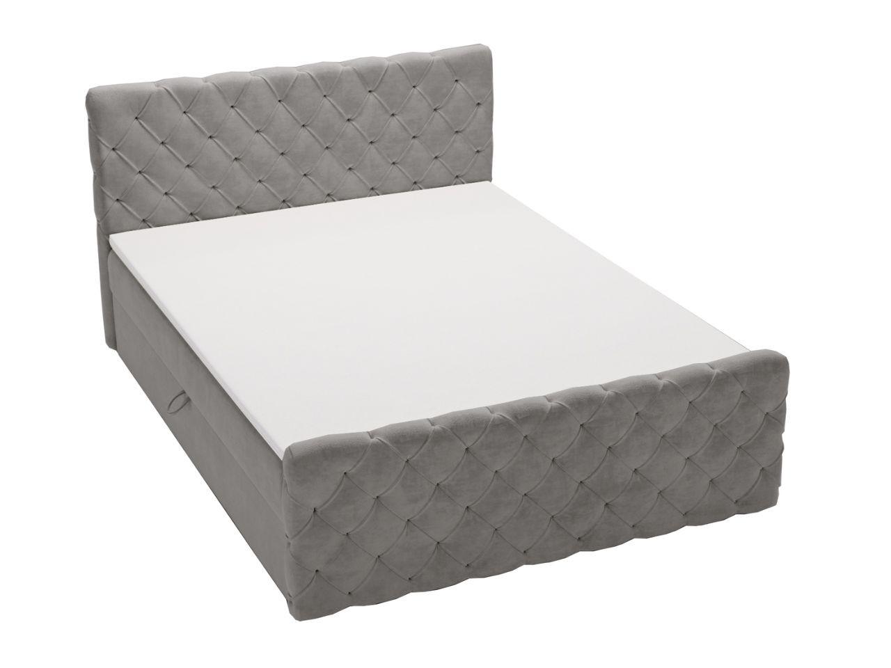 BOXBETT Lunaris 180x200 Grau - Grau, Holz/Textil (180/200cm) - Graingold