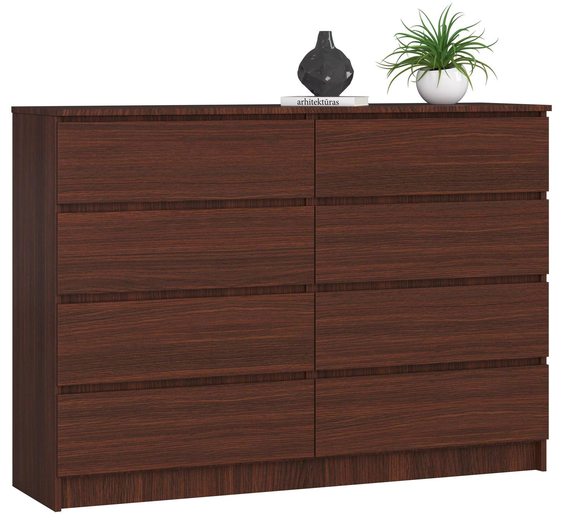 KOMMODE Dunkelbraun 99/138/40 - Dunkelbraun, Holzwerkstoff (138/99/40cm) - RAUMHIRSCH FURNITURE