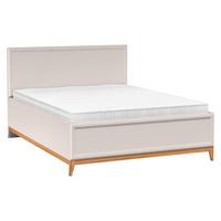 BETT Windsor W-16 - 160x200 cm - Kaschmir/Naturfarben, Holz/Holzwerkstoff (160/200cm) - MIRJAN24