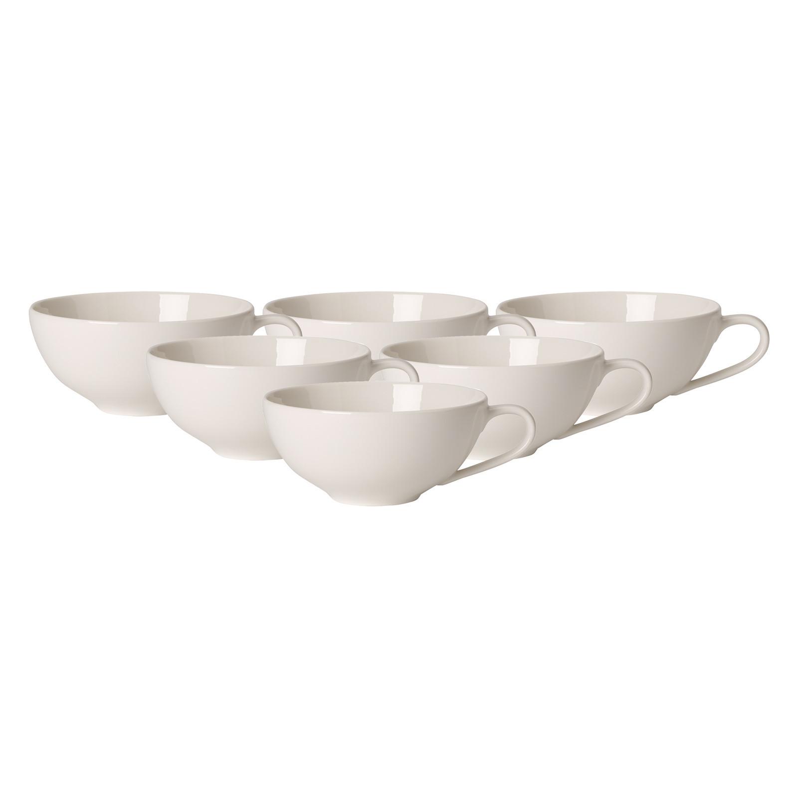 TEETASSEN For Me weiß 110 ml 6er Set - Weiß, Keramik (0.001L) - Villeroy & Boch