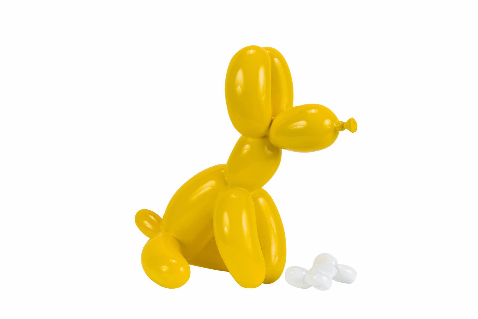 SKULPTUR Gelb 30/28 cm - Gelb, Stein (1.15/28/18cm) - KUNSTLOFT