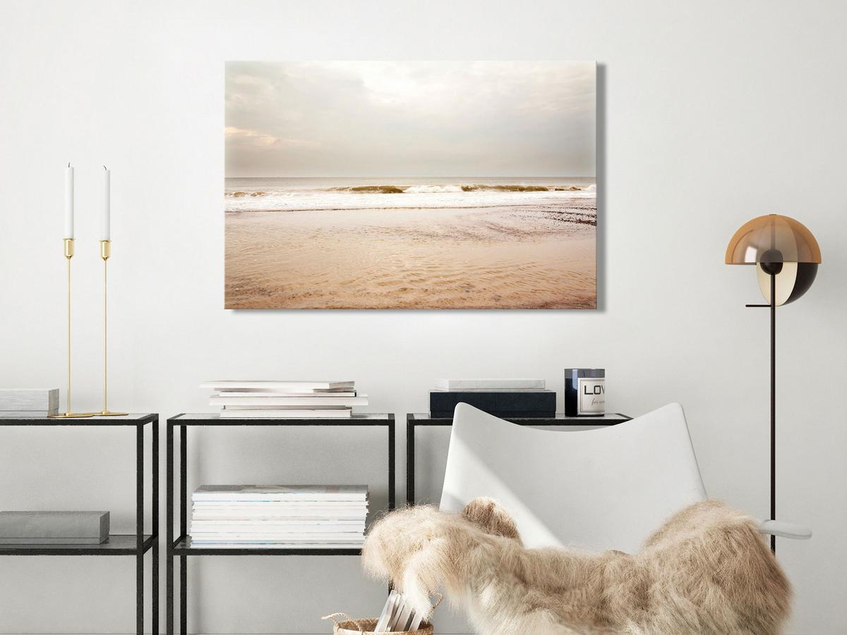 KUNSTDRUCK Braun 120/80 cm - Braun/Grau, Textil (120/80cm) - KUNSTLOFT