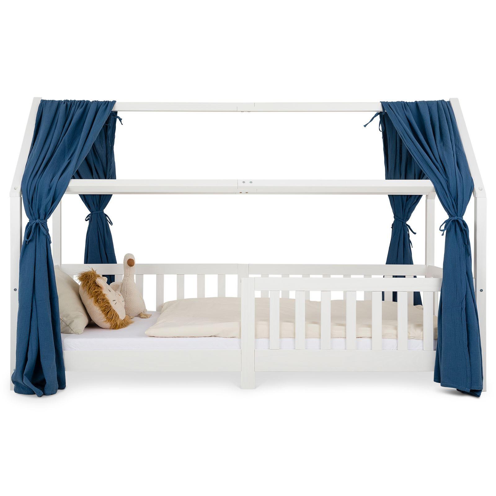 HAUSBETT-HIMMEL NENA dunkelblau - Dunkelblau, Textil - IDIMEX
