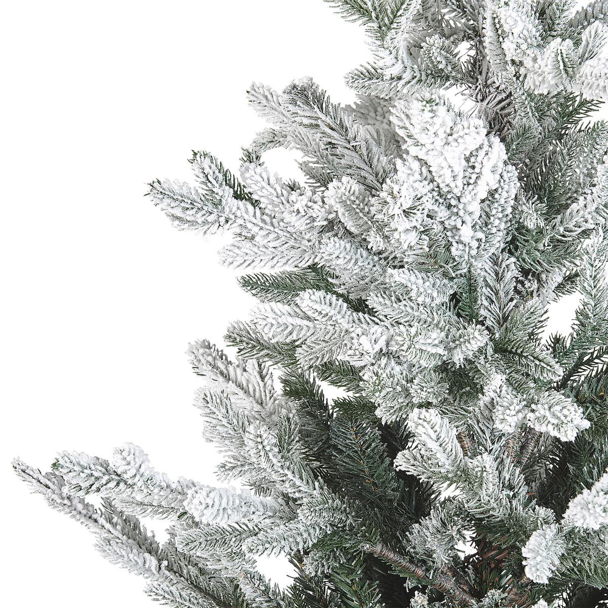 WEIHNACHTSBAUM 180 cm Weiß Brisco - Weiß, Kunststoff (180cm) - Beliani