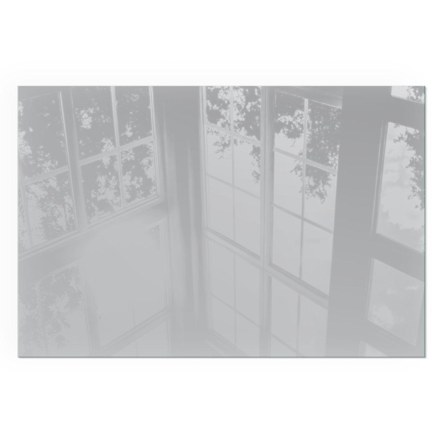 GLASPLATTE für Kamin 120x80 cm - Grau, Glas (120/80/0.4cm) - TULUP
