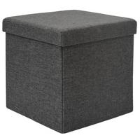 SITZWÜRFEL 38/38 cm, Faltbar 42 Liter Dunkelgrau - Grau, Kunststoff (38/38/38cm) - Dunedesign