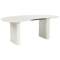 ESSTISCH Weiß 198/93 cm Peery - Weiß, Holzwerkstoff (198/93/76cm) - Beliani