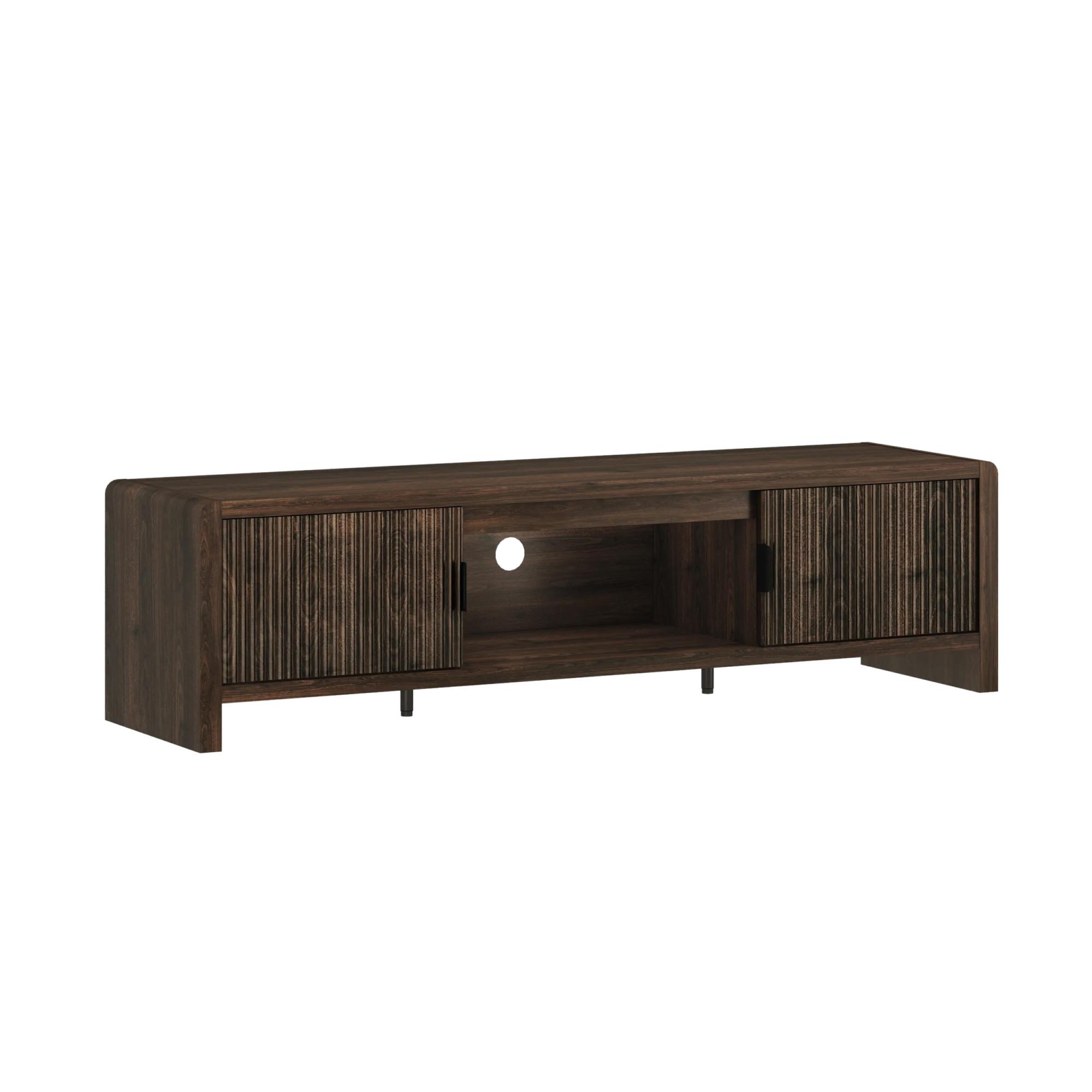 FERNSEHSCHRANK Lukkodso - Walnussfarben, Holzwerkstoff (150/40/40cm) - [en.casa]