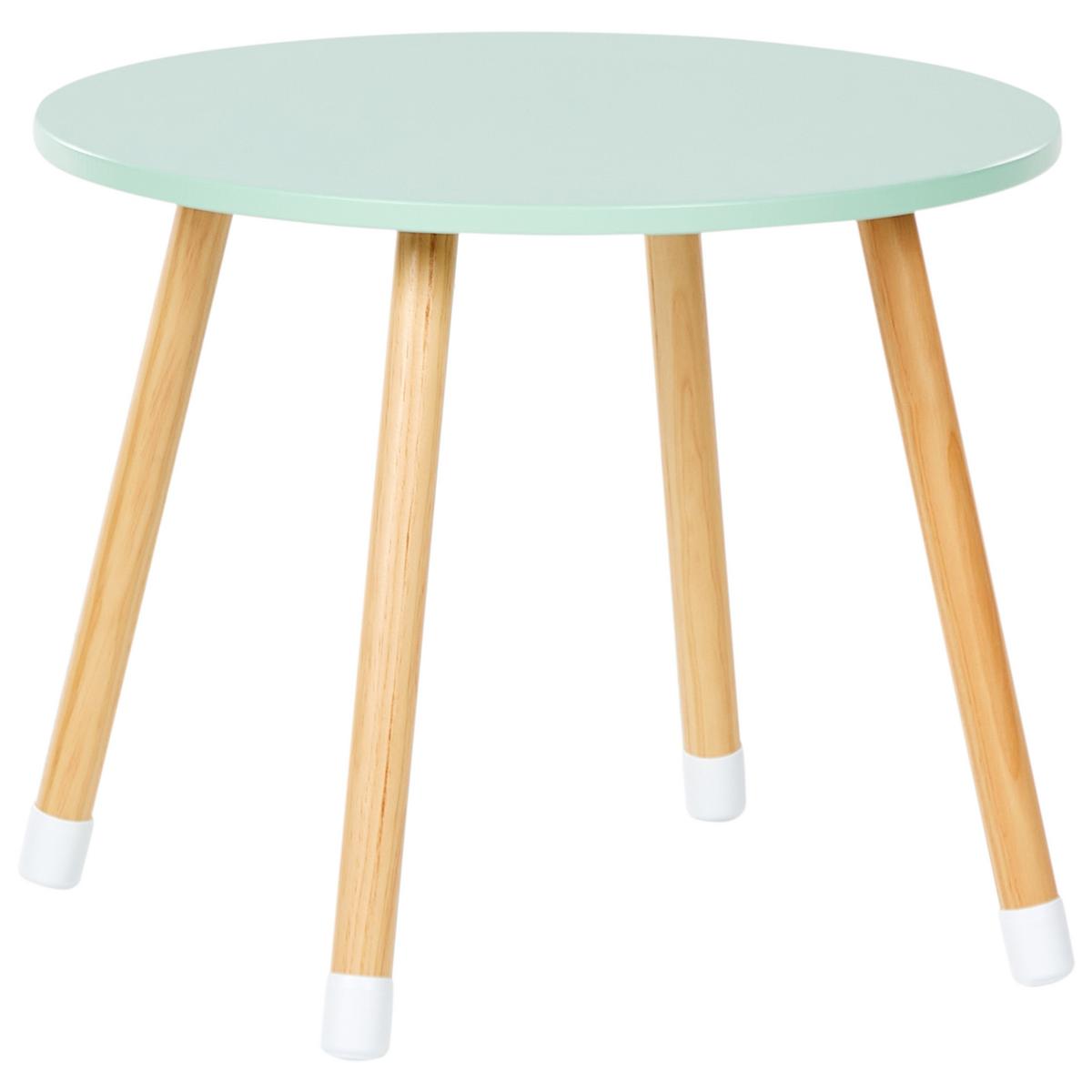 KINDERTISCH mit Stühlen Weiß Robin - Braun, Holzwerkstoff (60/50/60cm) - Beliani