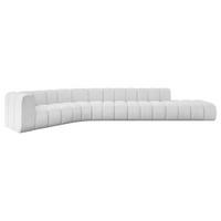 ECKSOFA modulares Sofa Tilmo-L2 - 490x194x70 cm Weiß - Weiß, Holzwerkstoff/Textil (490/194cm) - ALTDECOR