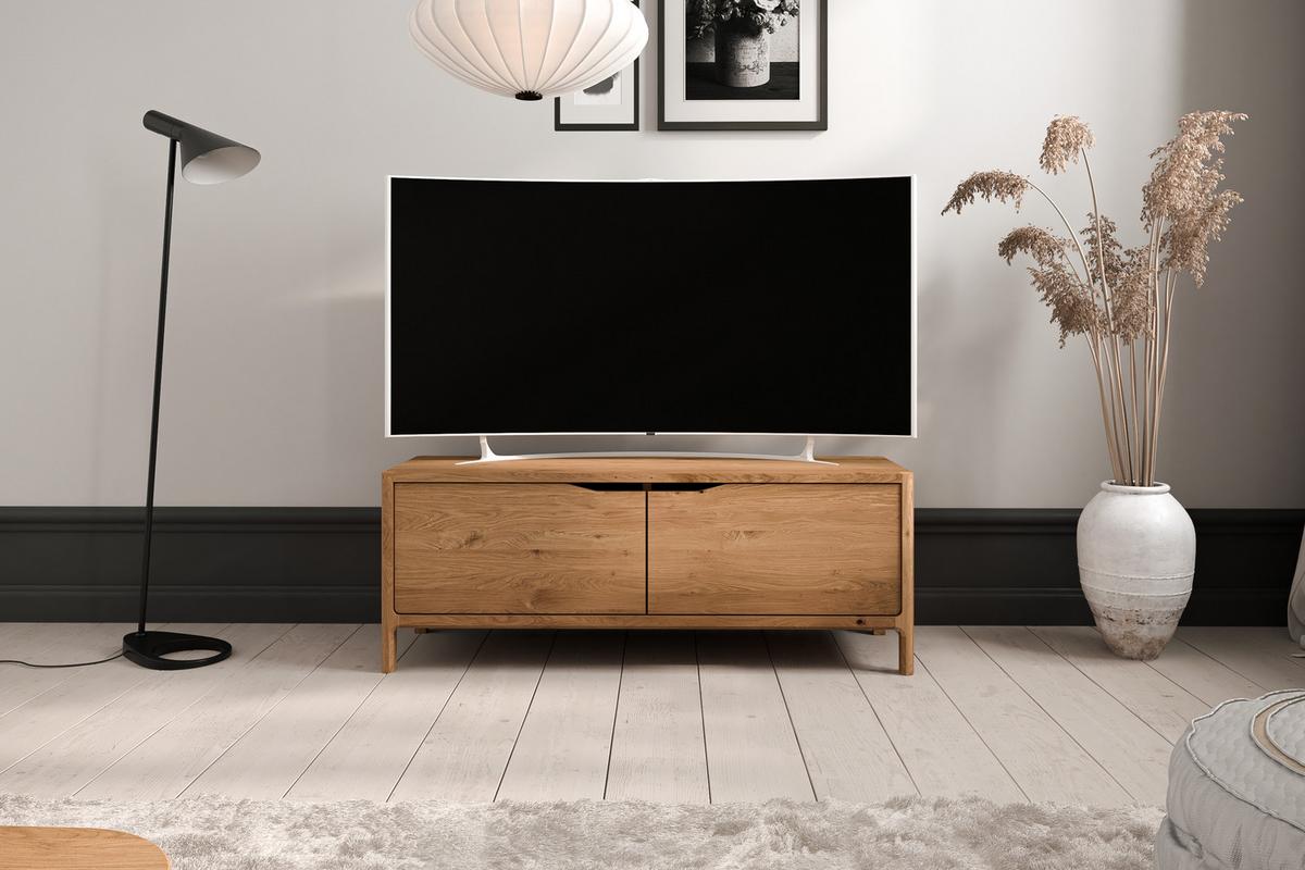 TV-SCHRANK PAUL Wildeiche - Wildeiche, Holz (111/48/50cm) - byoak