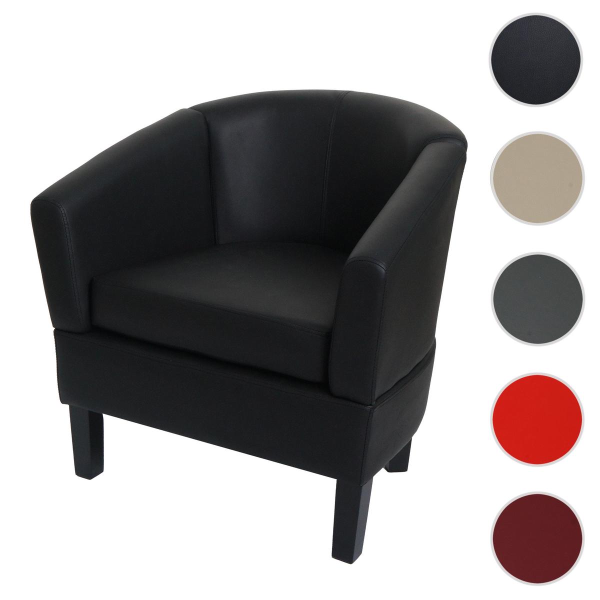 LOUNGE-SESSEL Schwarz - Schwarz, Textil (72/72/60cm) - MCW