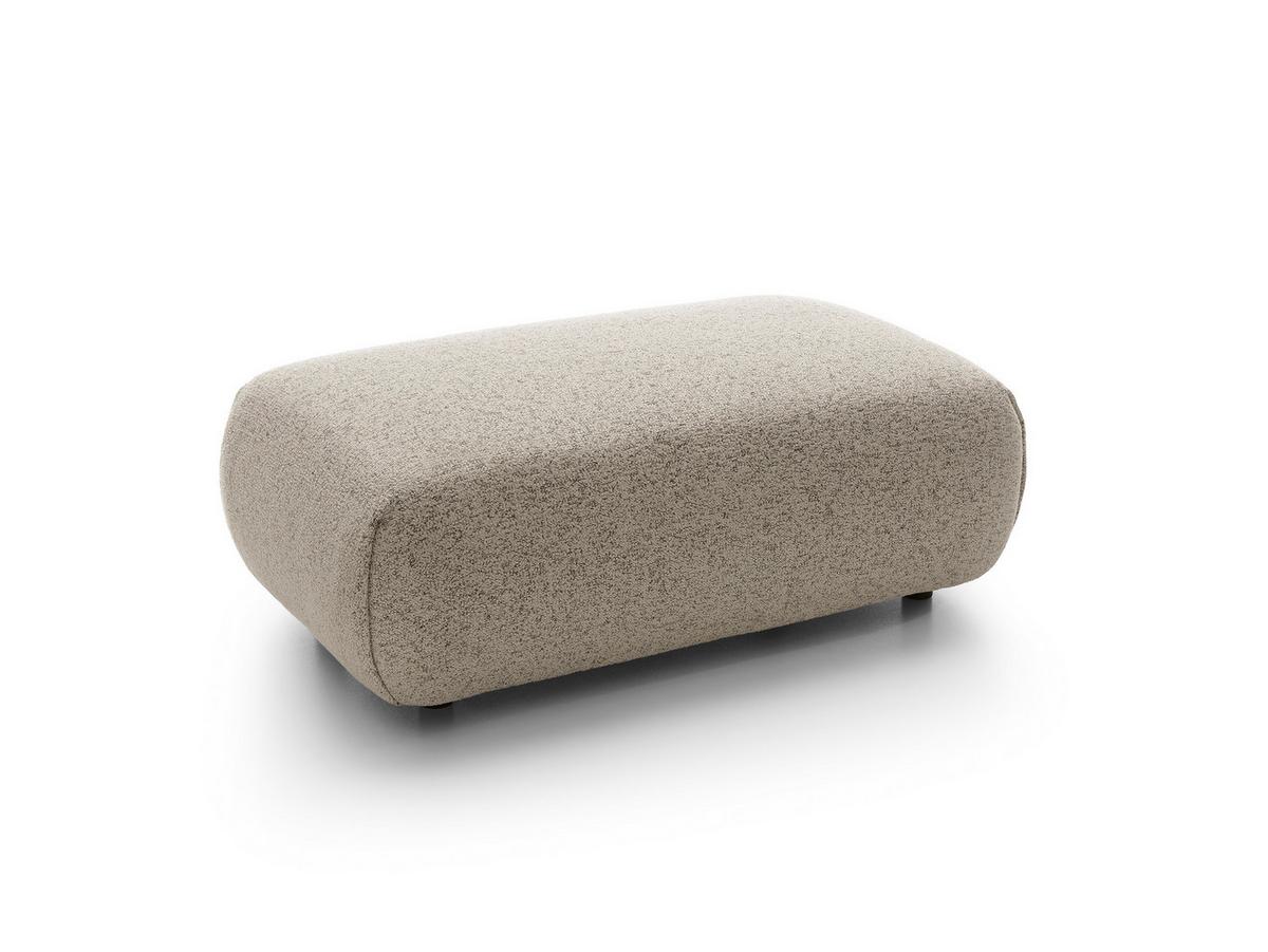 MASSENO Sitzhocker ZEST, Modern Polsterhocker, Fußhocker Beige - Sandfarben/Beige, Holzwerkstoff/Kunststoff (70/42/113cm) - MASSENO