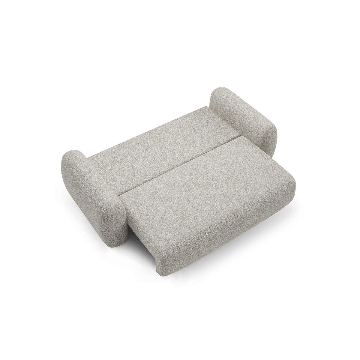SOFA Carmela 3 Sitzplätze Hellgrau - Grau, Holz (266/95/121cm) - Petits-meubles