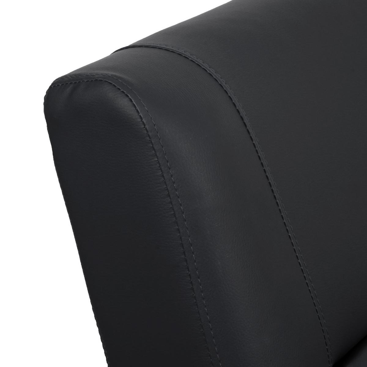 RELAXSESSEL Schwarz - Schwarz, Textil (70/99/75cm) - MCW