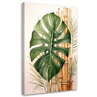 LEINWANDBILD Natur und Botanik 30x45cm - Grün, Textil (30/45cm) - Feeby