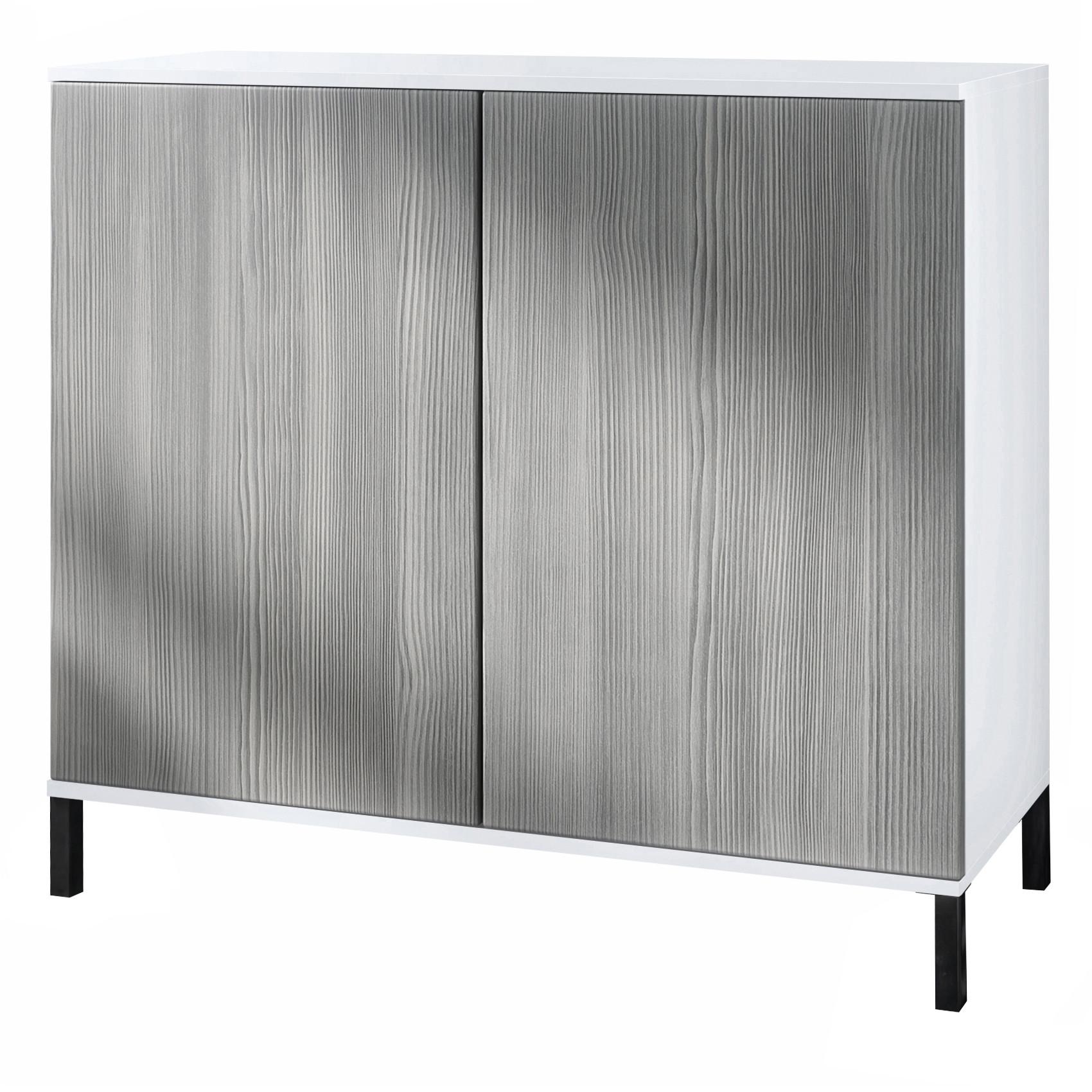 KOMMODE Skadu Avola-Anthrazit - Anthrazit, Holzwerkstoff (92.5/83.5/35cm) - Vladon