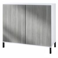 KOMMODE Skadu Avola-Anthrazit - Anthrazit, Holzwerkstoff (92.5/83.5/35cm) - Vladon