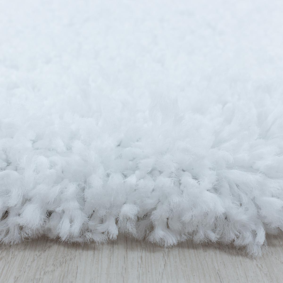 TEPPICH Hochflor SPREE in Weiß, einfarbig, 240 x 340 cm - Weiß, Textil (340/240cm) - KADIMA DESIGN