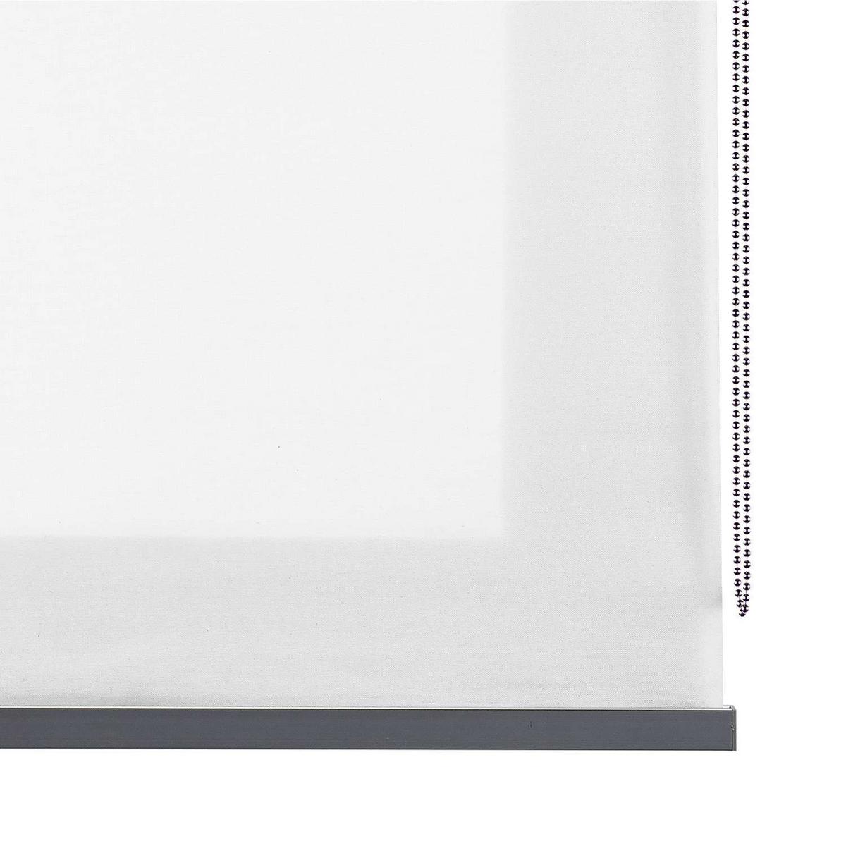 ROLLO| Weiß, 100 cm x 250 cm - Weiß, Kunststoff (100/250cm) - STORESDECO