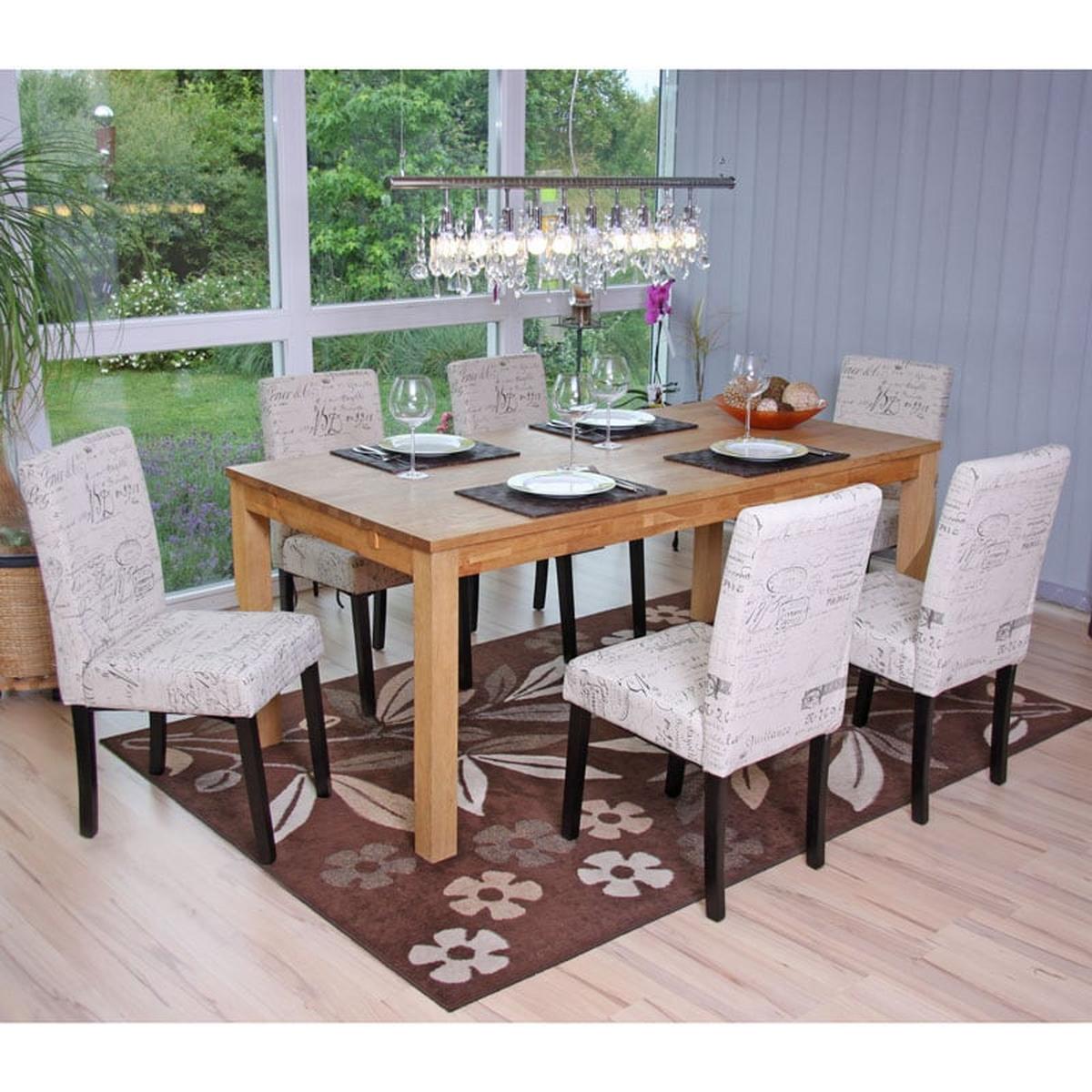 ESSZIMMERSTUHL Beige, Schwarz 6er-Set - Beige/Creme, Textil (43/90/48cm) - MCW