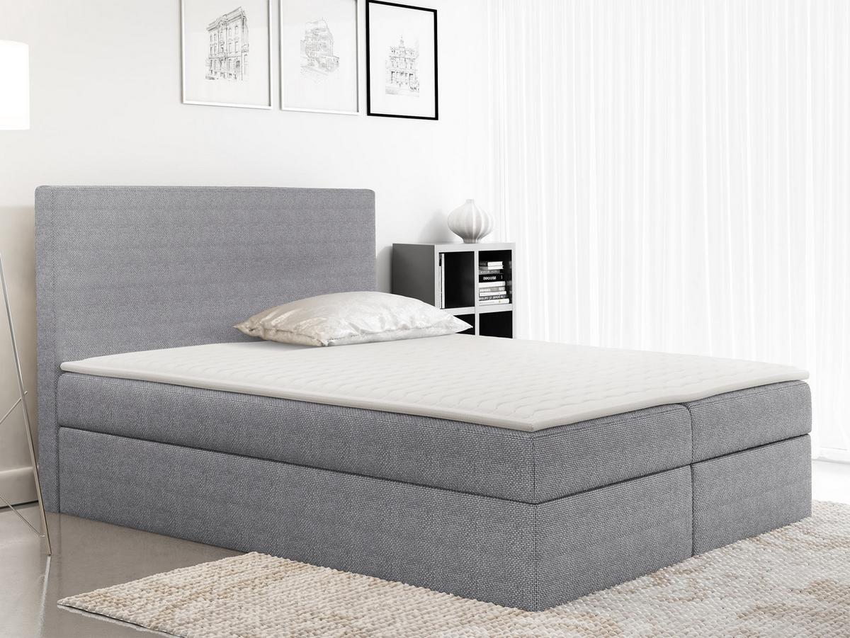 BOXBETT Basic - H3 - Grau, Holz (180/200cm) - MIRJAN24