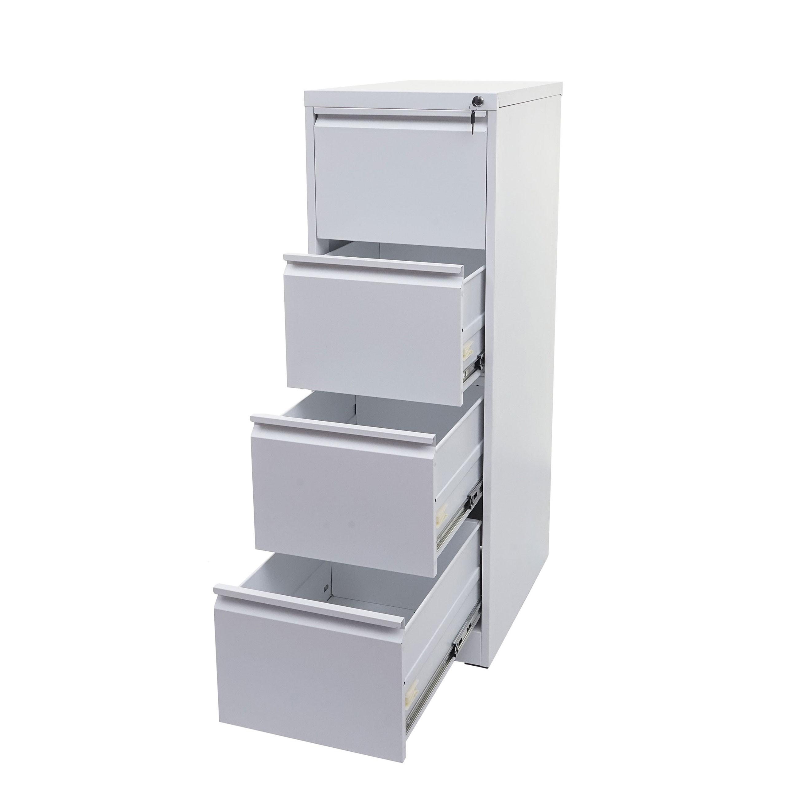 HÄNGEREGISTERSCHRANK White - Weiß, Metall (46/134/62cm) - MCW