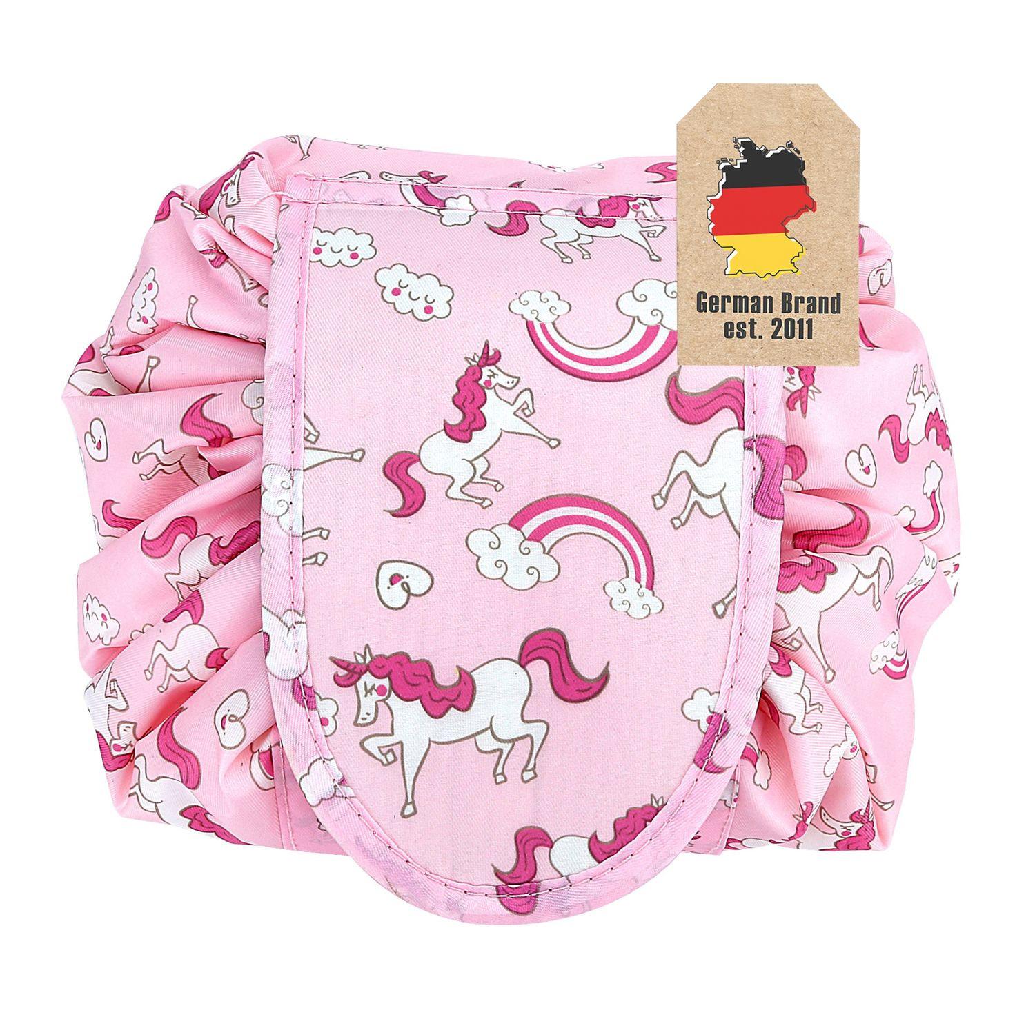 KOSMETIKTASCHE mit Reißverschlussfächern - Rosa, Kunststoff (54/1/62cm) - Intirilife