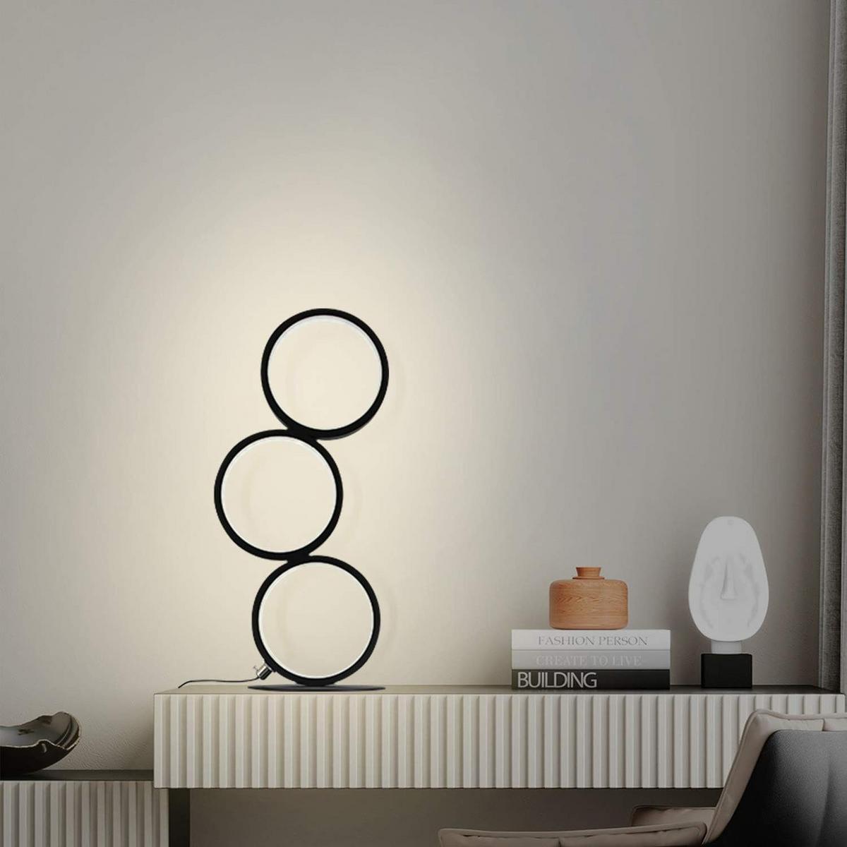 LED-TISCHLEUCHTE Chemnitz 14/14/38 cm - Schwarz, Metall (14/14/38cm) - Nettlife