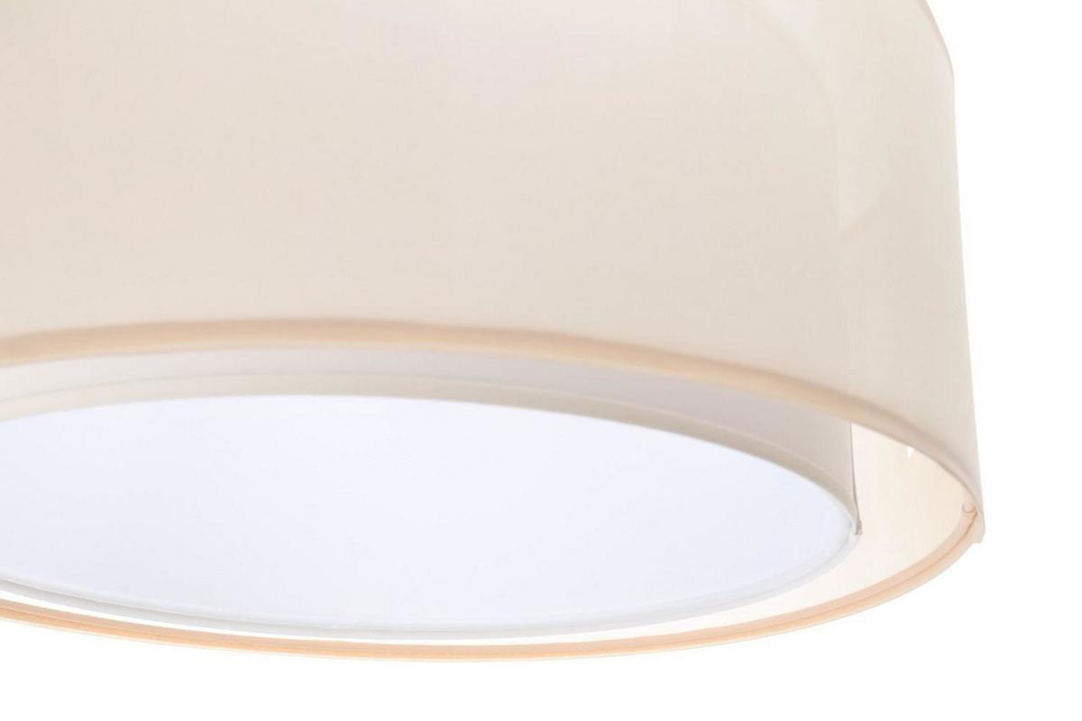 HÄNGELEUCHTE Weiß 40/17 cm - Beige/Weiß, Kunststoff (40/0.9/17cm) - ONZENO