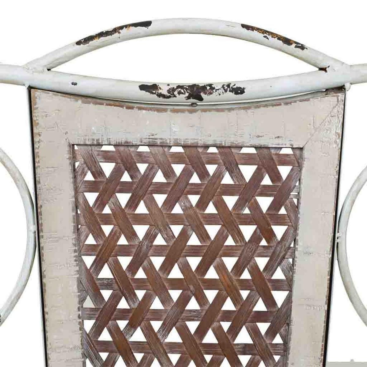 METALLBANK, Grau, 129x57x95 cm - Grau, Metall (129/95/56.5cm) - Wanderlust