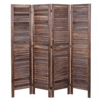 PARAVENT Dunkelbraun - Dunkelbraun, Holz (162/170/2cm) - MCW