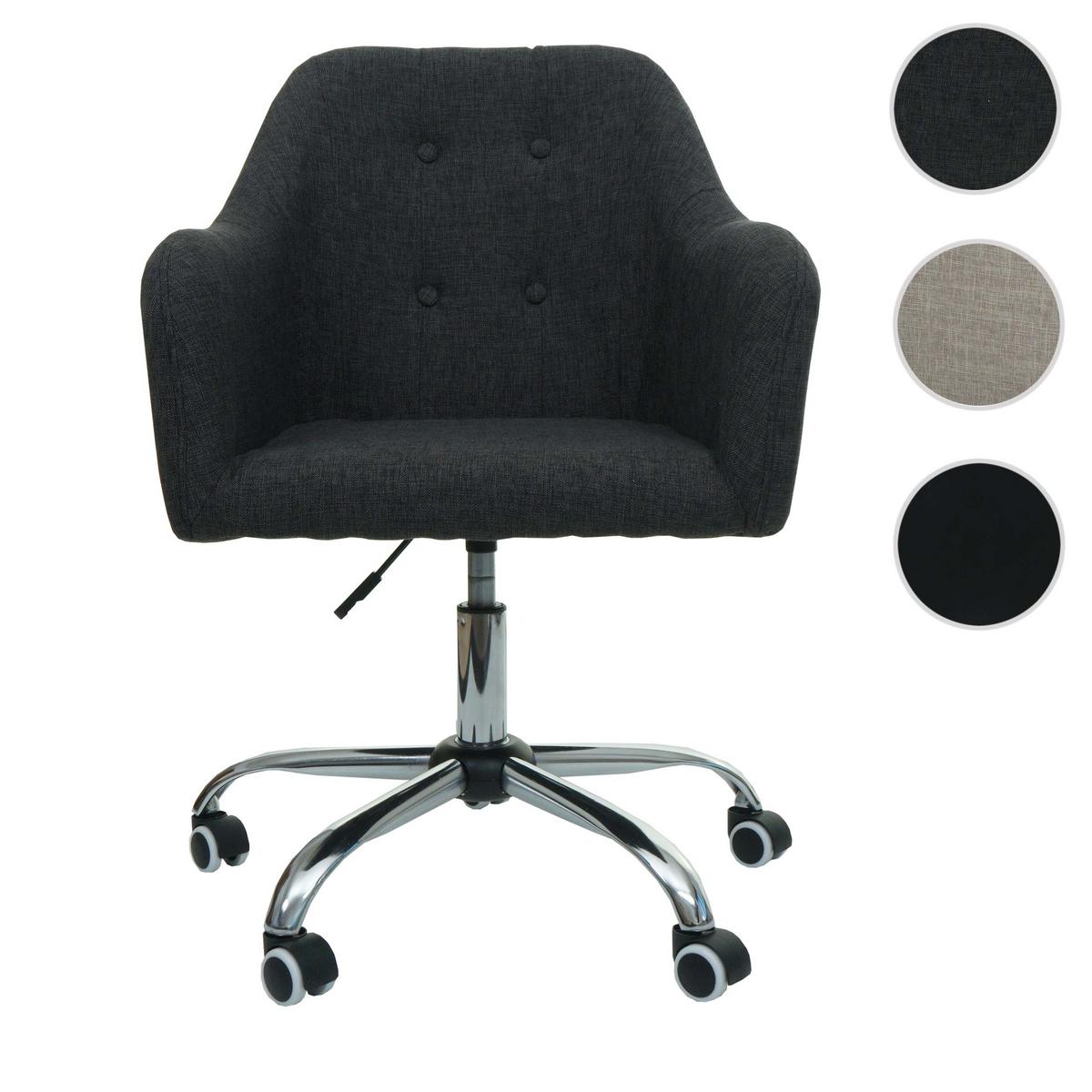 BÜROSTUHL Grau - Grau, Textil (57/95/62cm) - MCW