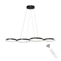 PENDELLEUCHTE Sphäre 88/32/160 cm - Schwarz, Metall (88/32/160cm) - Nettlife