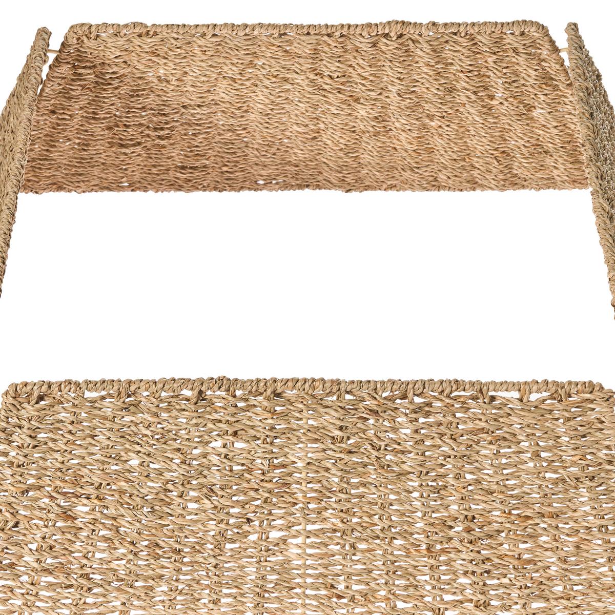 WEIHNACHTSBAUMKRAGEN 28 cm Naturfarben Mistel - Naturfarben, Naturmaterialien (28cm) - Beliani