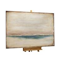 ÖLGEMÄLDE 120/80 cm - Blau/Beige, Holz/Textil (120/80cm) - KUNSTLOFT
