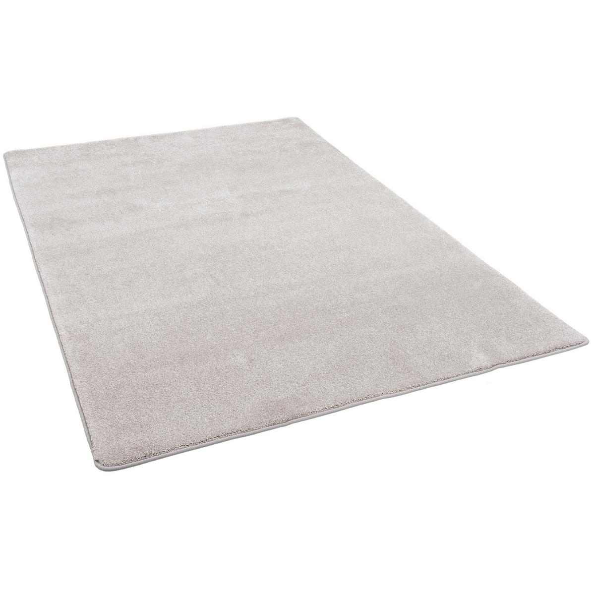 HOCHFLOR LUXUS VELOURS TEPPICH TOUCH - Silberfarben, Textil (160/160cm) - Snapstyle