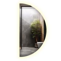 LED-SPIEGEL 45x90 cm Neutralweiß 4000K - Hellblau, Glas (45/90/0.4cm) - Wallfluent