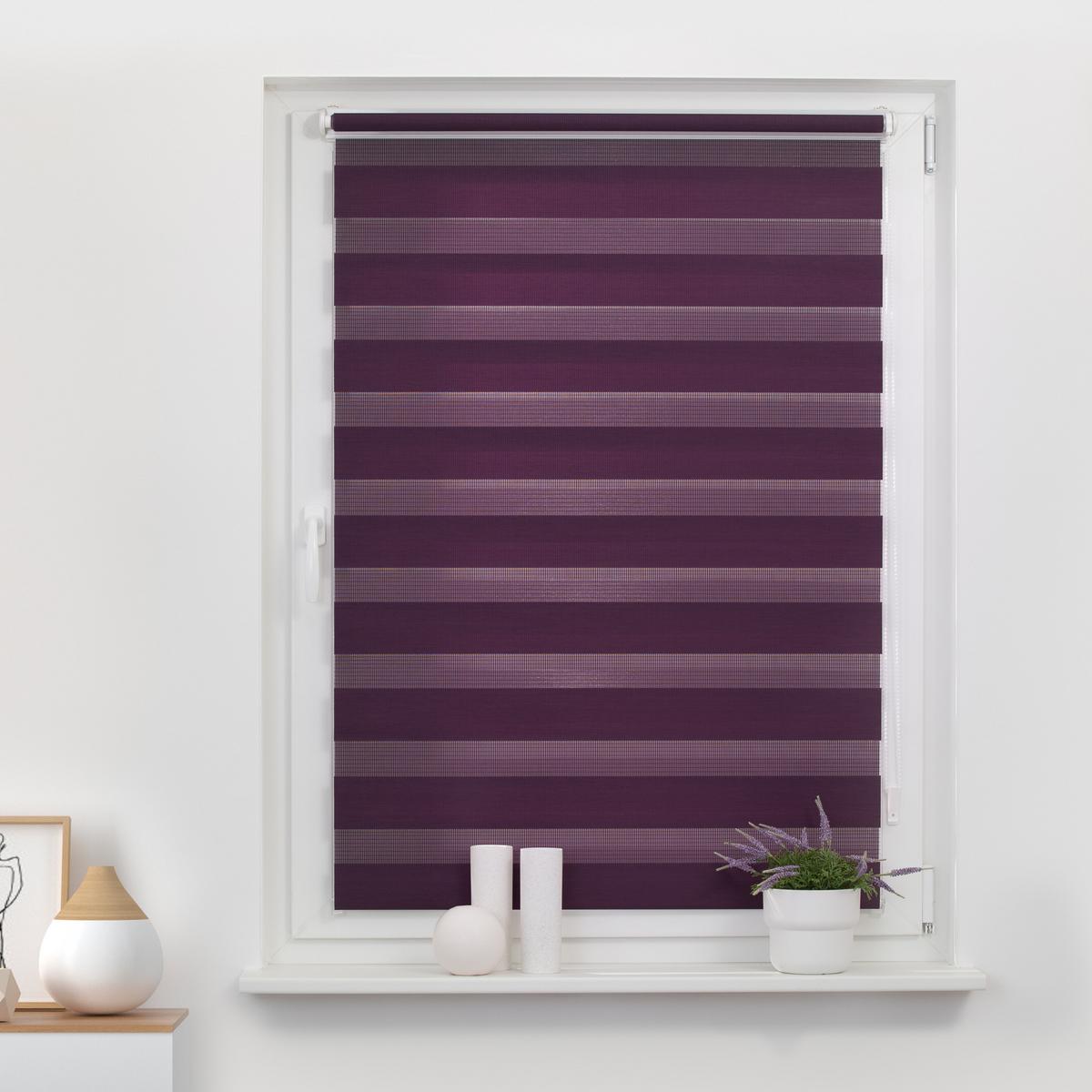 DUO ROLLO KLEMMFIX, OHNE BOHREN Brombeere, 150 cm, 55, 150 - Brombeere, Kunststoff (55/150cm) - Lichtblick Original