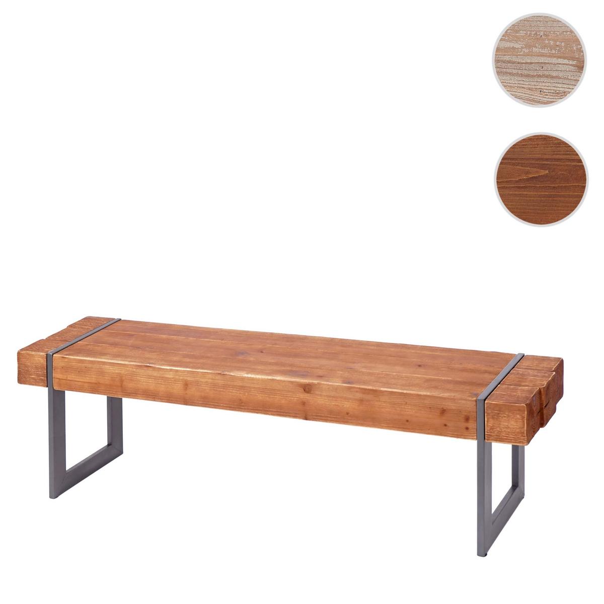 SITZBANK Braun - Naturfarben/Braun, Holz (160/45/34cm) - MCW