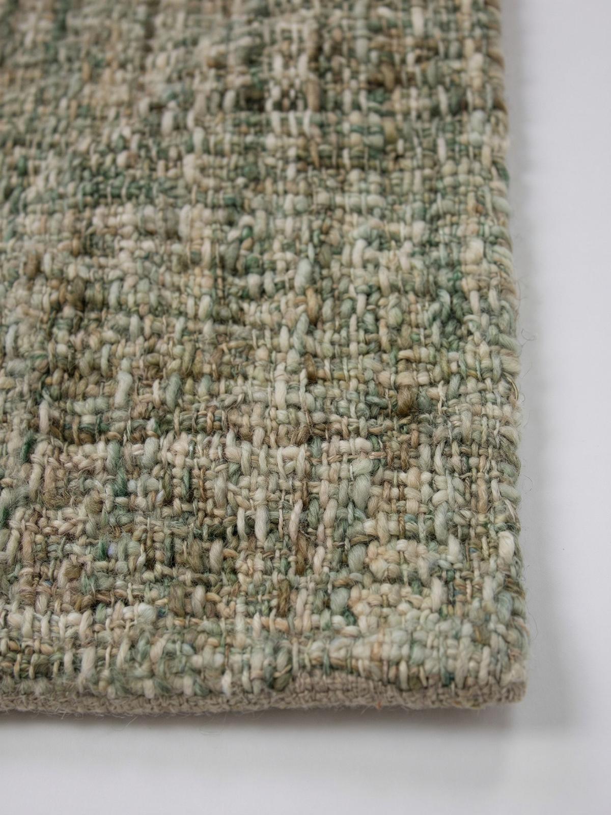 WOLLTEPPICH OTLEY, einfarbig, Grün, 200 x 290 cm - Grün, Textil (290/200cm) - KADIMA DESIGN