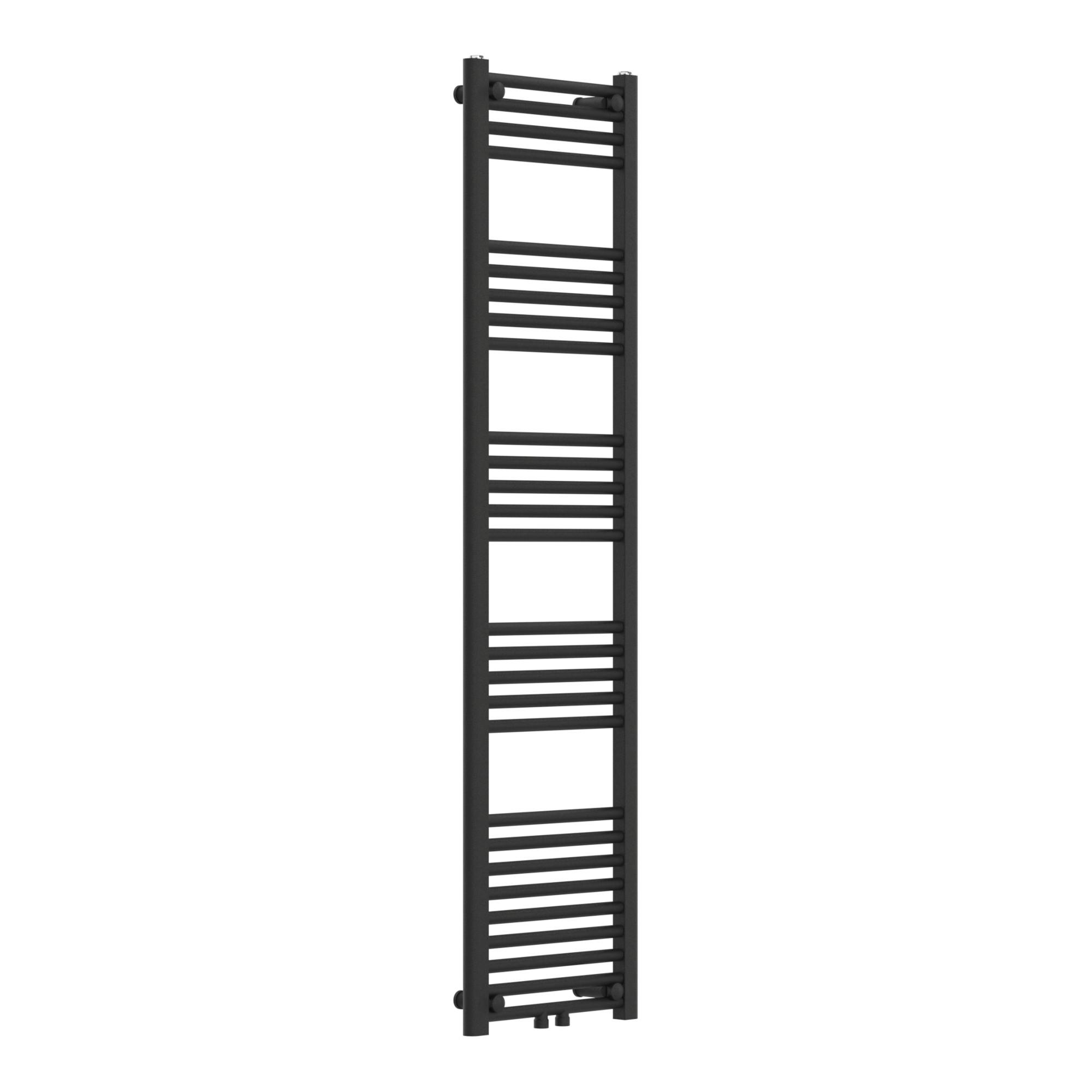 HANDTUCHHEIZKÖRPER Voss I. - Schwarz, Metall (40/160/3cm) - [neu.haus]