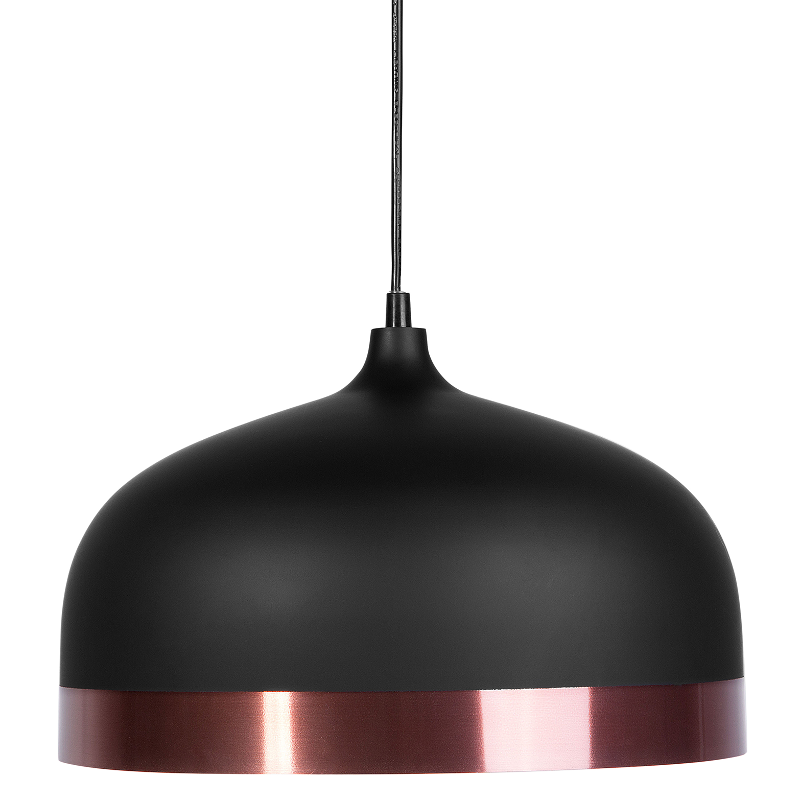 HÄNGELEUCHTE Parina 33/33/130 cm - Schwarz, Metall (33/33/130cm) - Beliani