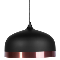 HÄNGELEUCHTE Parina 33/33/130 cm - Schwarz, Metall (33/33/130cm) - Beliani