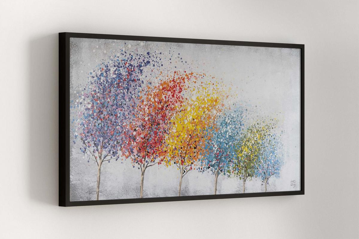 ÖLGEMÄLDE 140/70 cm - Multicolor, Holz/Textil (140/70cm) - KUNSTLOFT