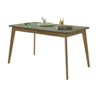 ESSTISCH Salbei, Eiche Evoke, skandinavisch 140 - 180 cm, Küchentisch ausziehbar - Salbeigrün/Eichefarben, Holz/Holzwerkstoff (180/80/75cm) - Furn.Design