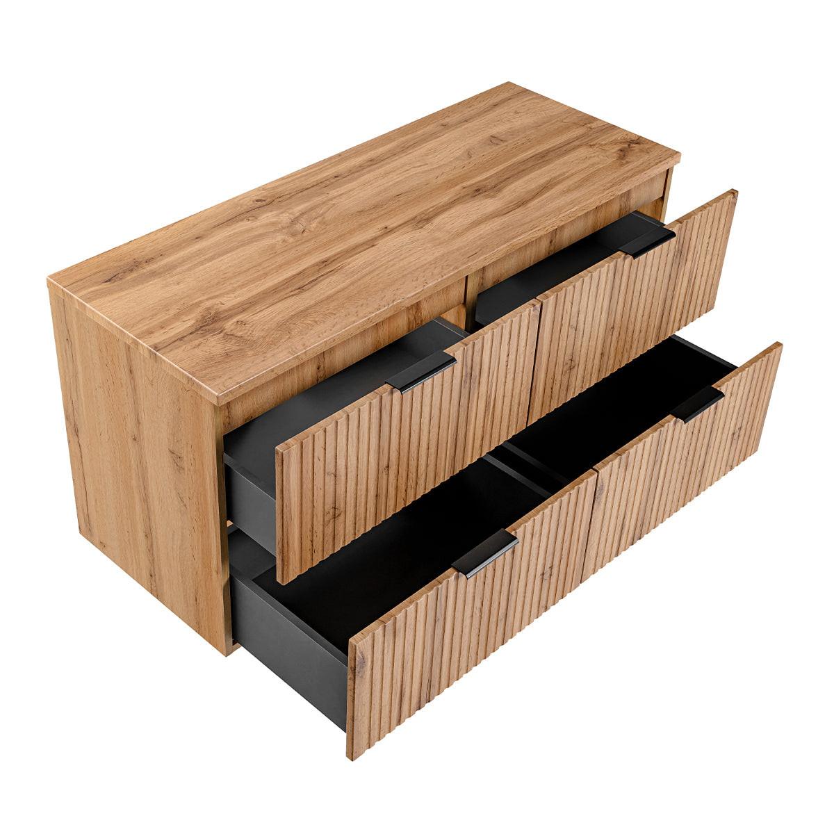 WASCHTISCHUNTERSCHRANK 120.8cm Adriel Holz - Braun, Holzwerkstoff (120.8/59/46cm) - Petits-meubles