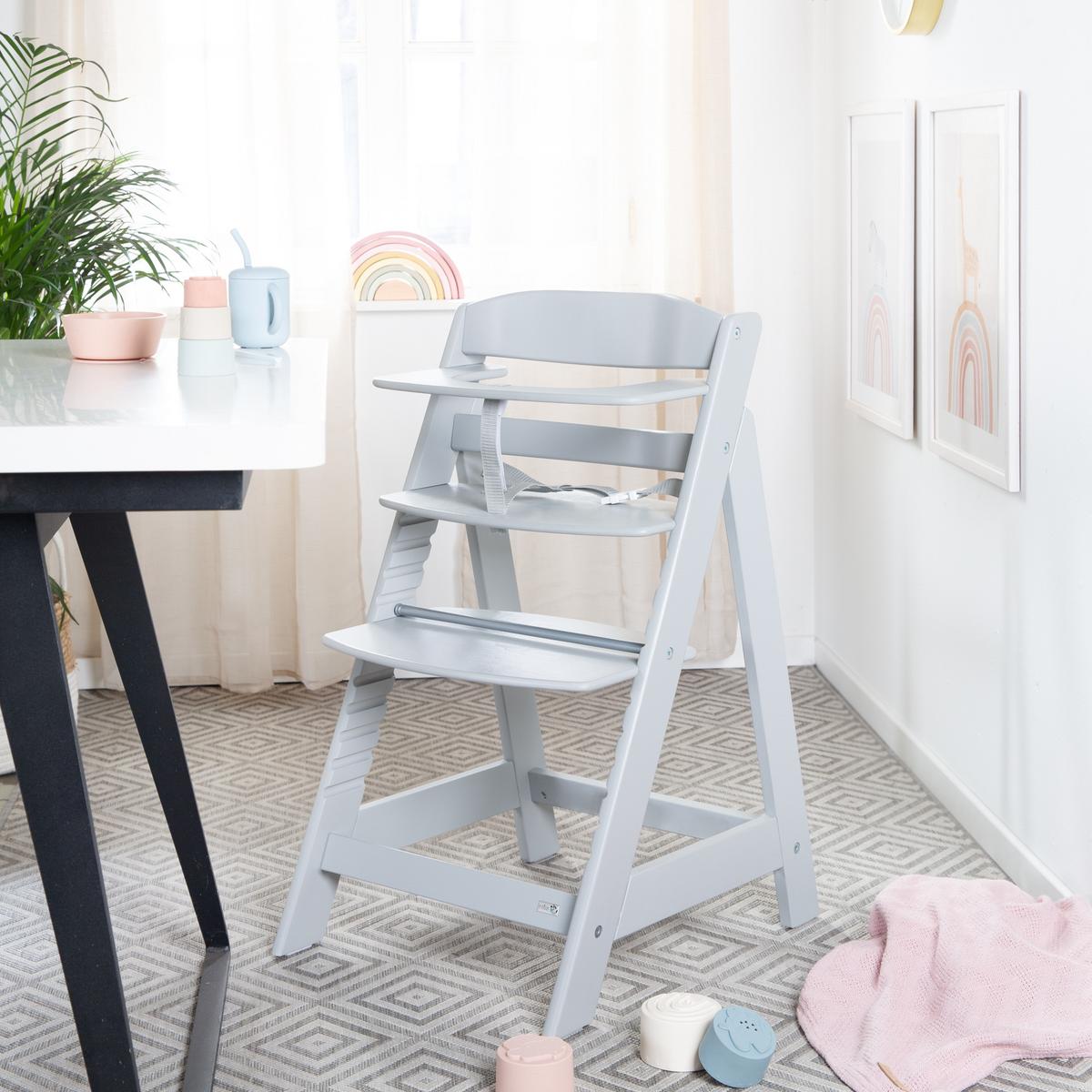 KINDERHOCHSTUHL Sit Up Flex Taupe - Taupe, Holzwerkstoff (44.5/80/54cm) - Roba