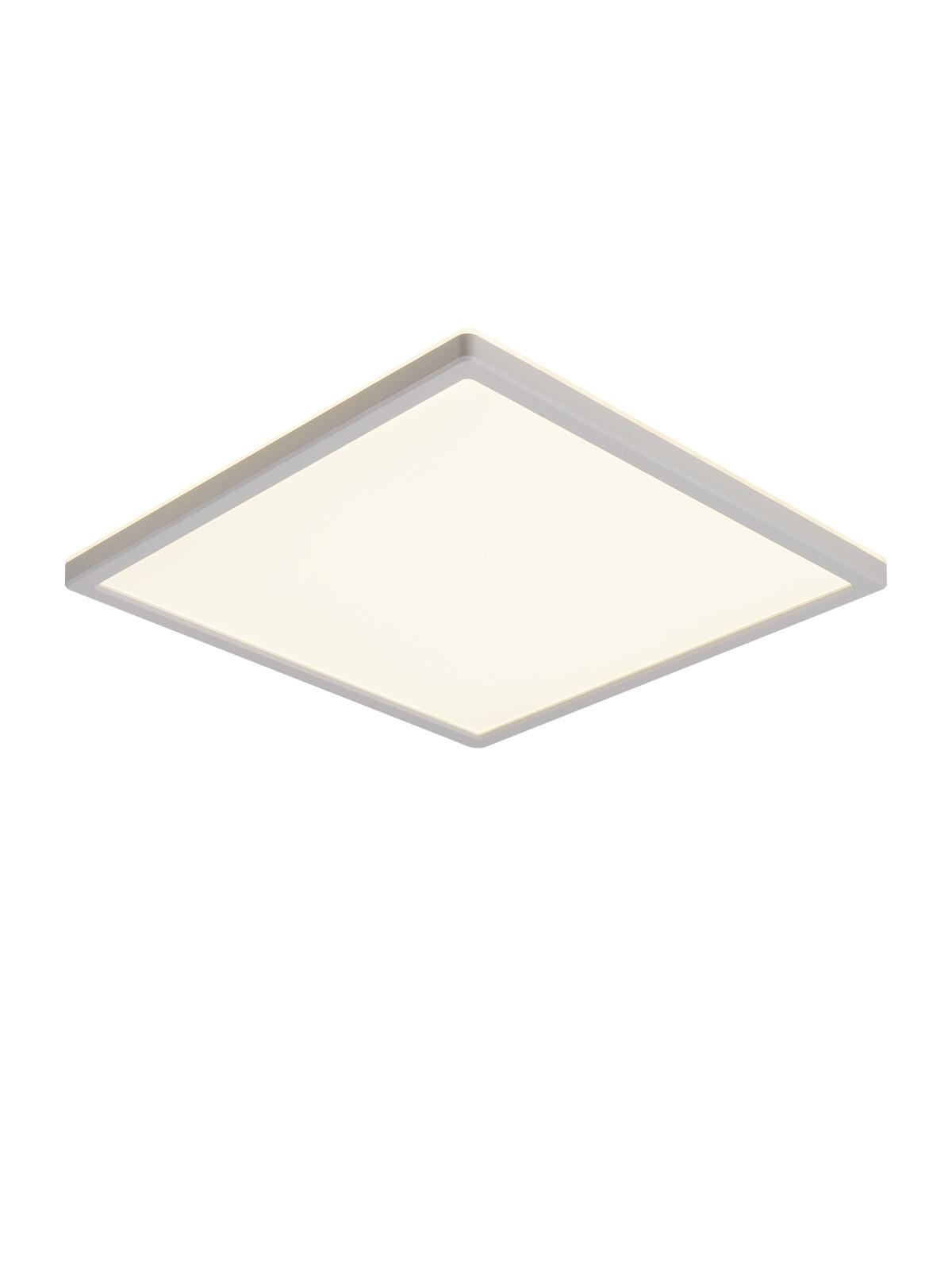 LED DECKENLEUCHTE Myxos 29.3/29.3/3 cm - Weiß, Kunststoff (29.3/29.3/3cm) - ZMH